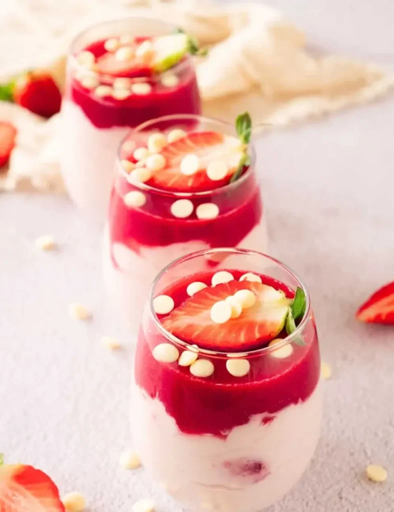 Valentine's Day Strawberry Mascarpone Mousse
