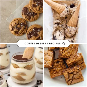 COFFEE DESSERT RECIPES
