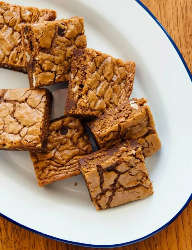 Coffee Chocolate Chip Blondies
