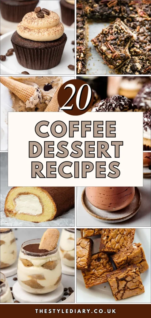 COFFEE DESSERT RECIPES