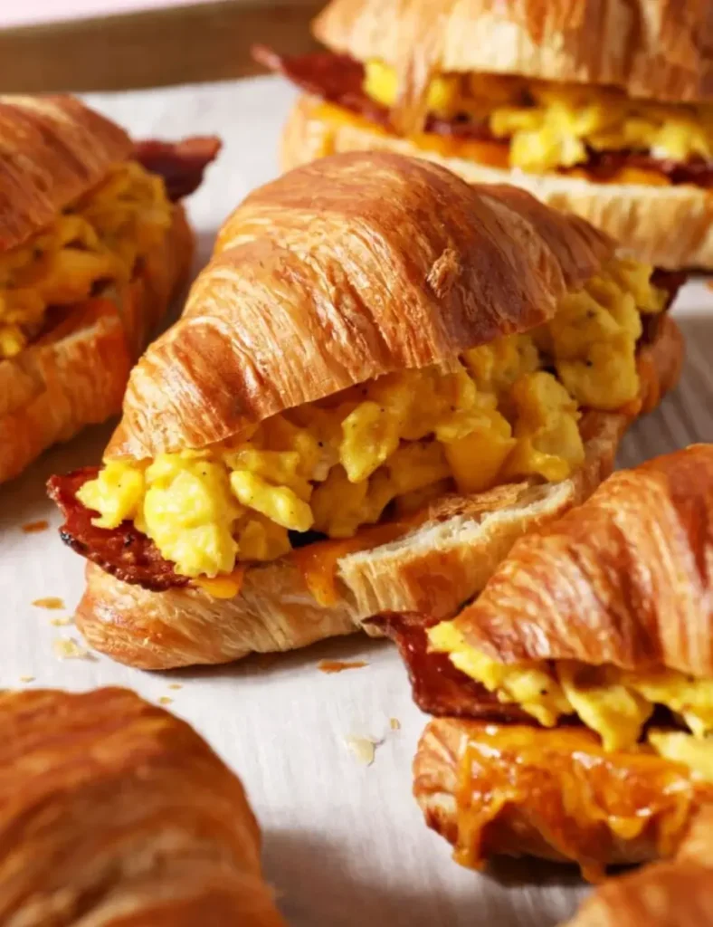 Croissant Breakfast Sandwich. Croissant sandwich ideas