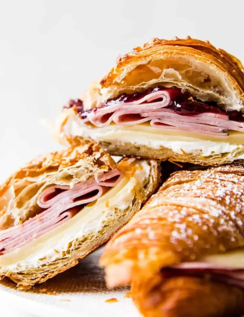 Monte Cristo Croissant Sandwich