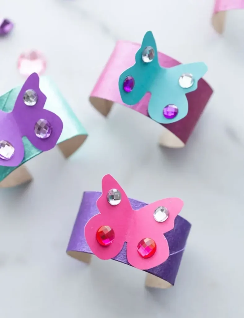 Toilet Paper Roll Bracelets