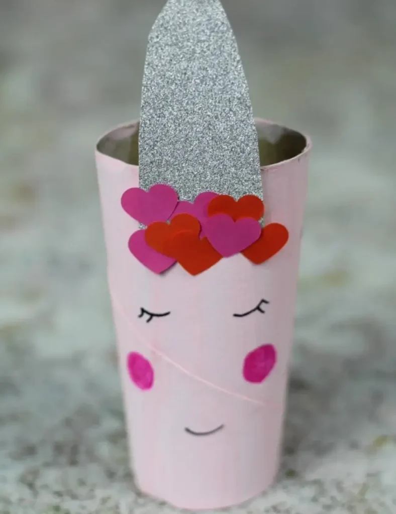 Unicorn Valentines Day Craft