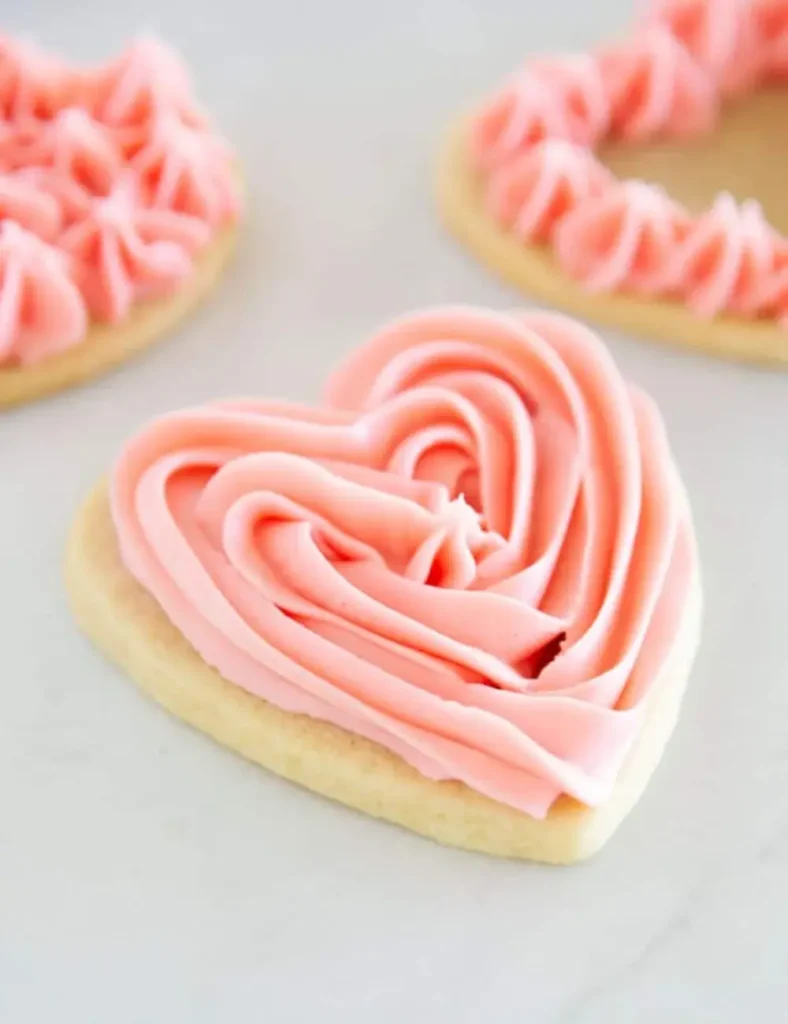 Valentine Sugar Cookies. Valentine’s Day Sugar Cookies