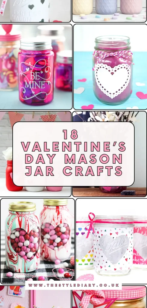 VALENTINE’S DAY MASON JAR CRAFTS