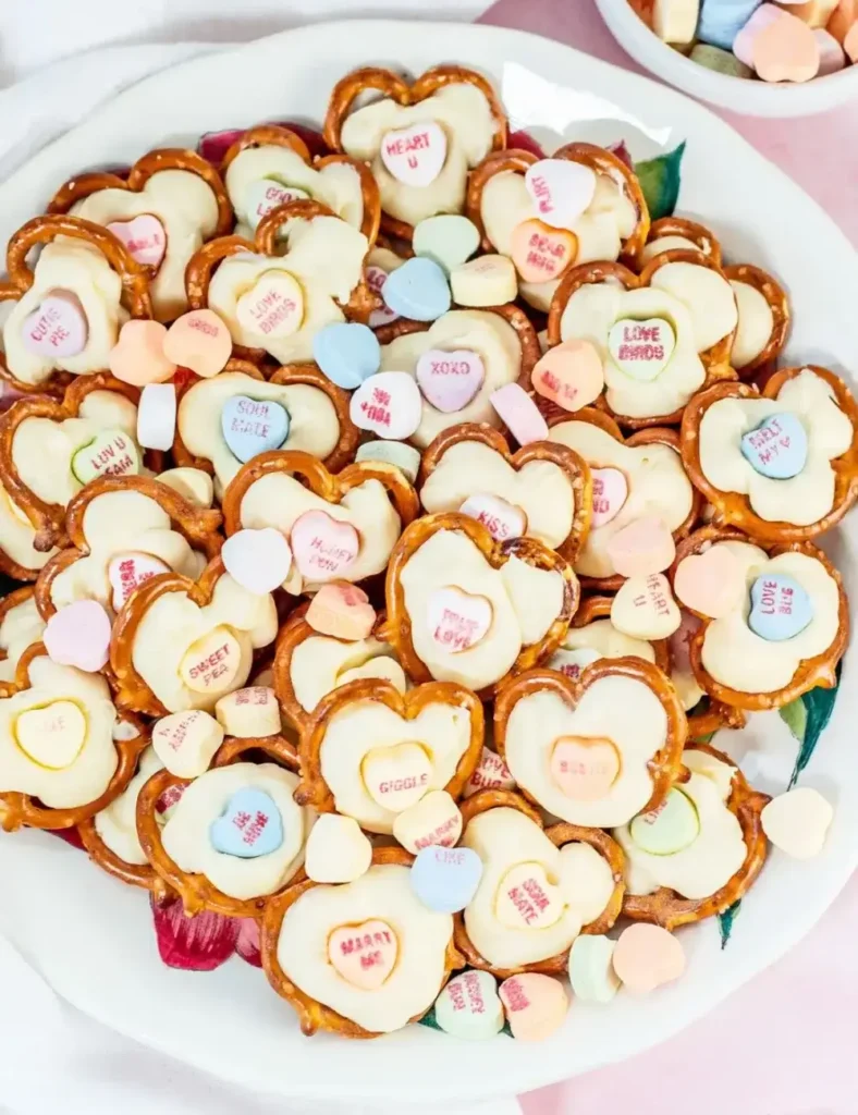 Valentine's Day Pretzel Hearts