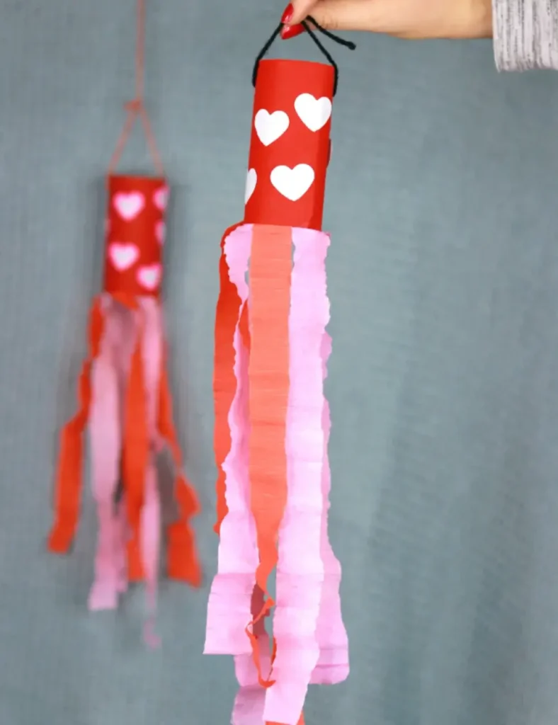 Windsock Toilet Paper Roll Craft