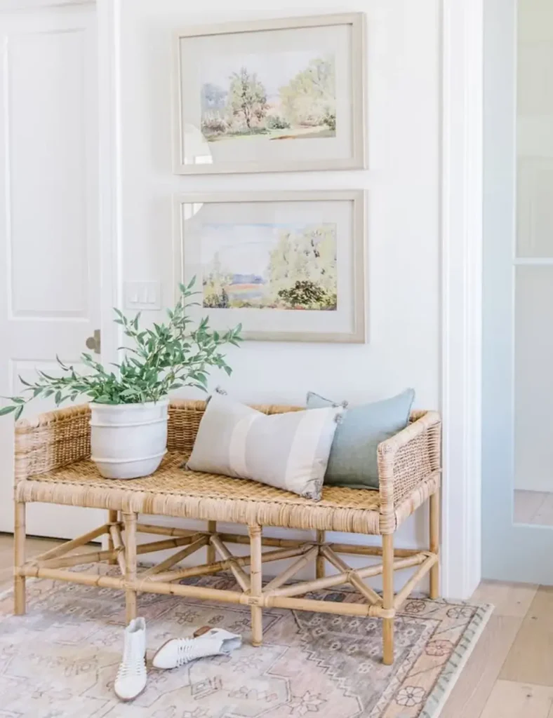 coastal Entryway Bench Ideas