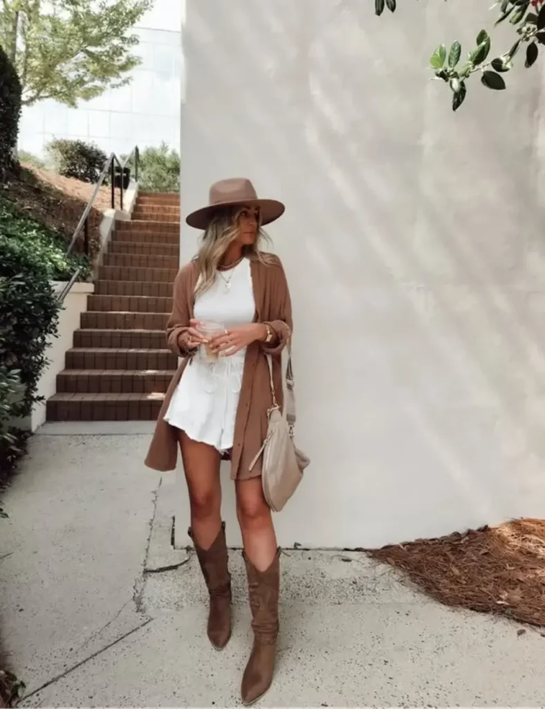 neutral cowboy outfits