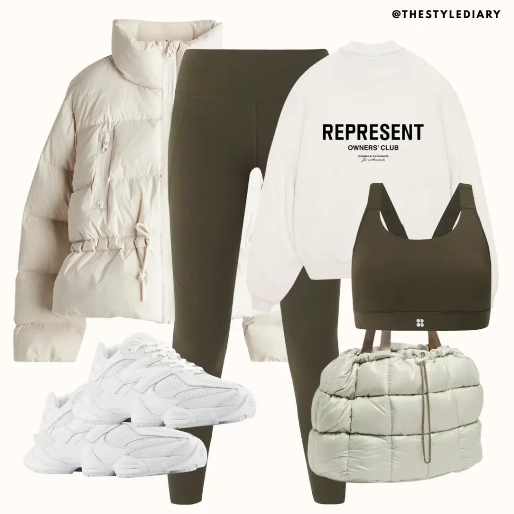 sporty casual outfit for women