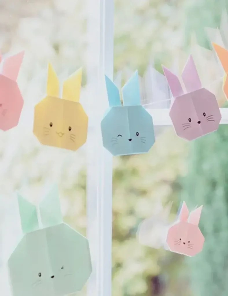 Origami Bunny Face