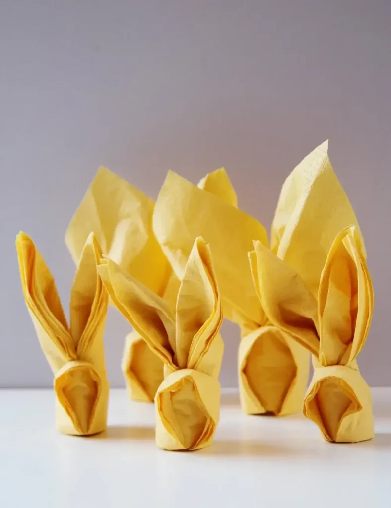 Origami Bunny Napkin