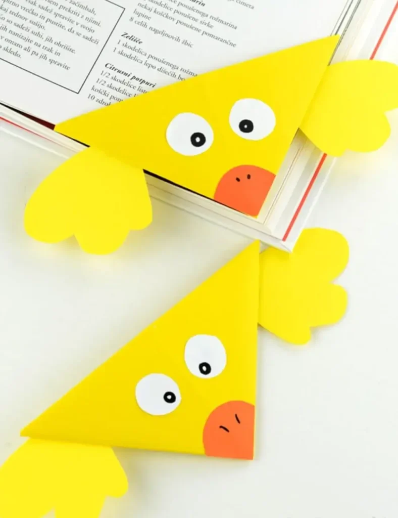 Origami Chick Corner Bookmark